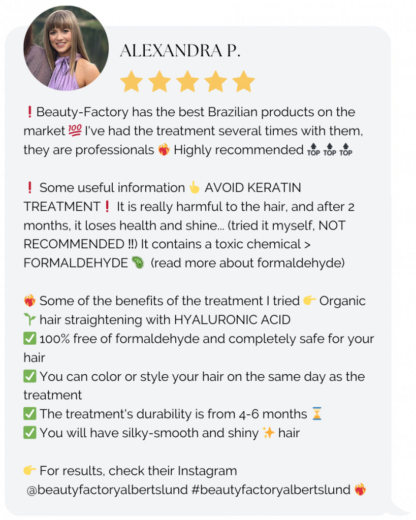 Permanent Hair Straightening Treatment - Keratin Treatment Alternative